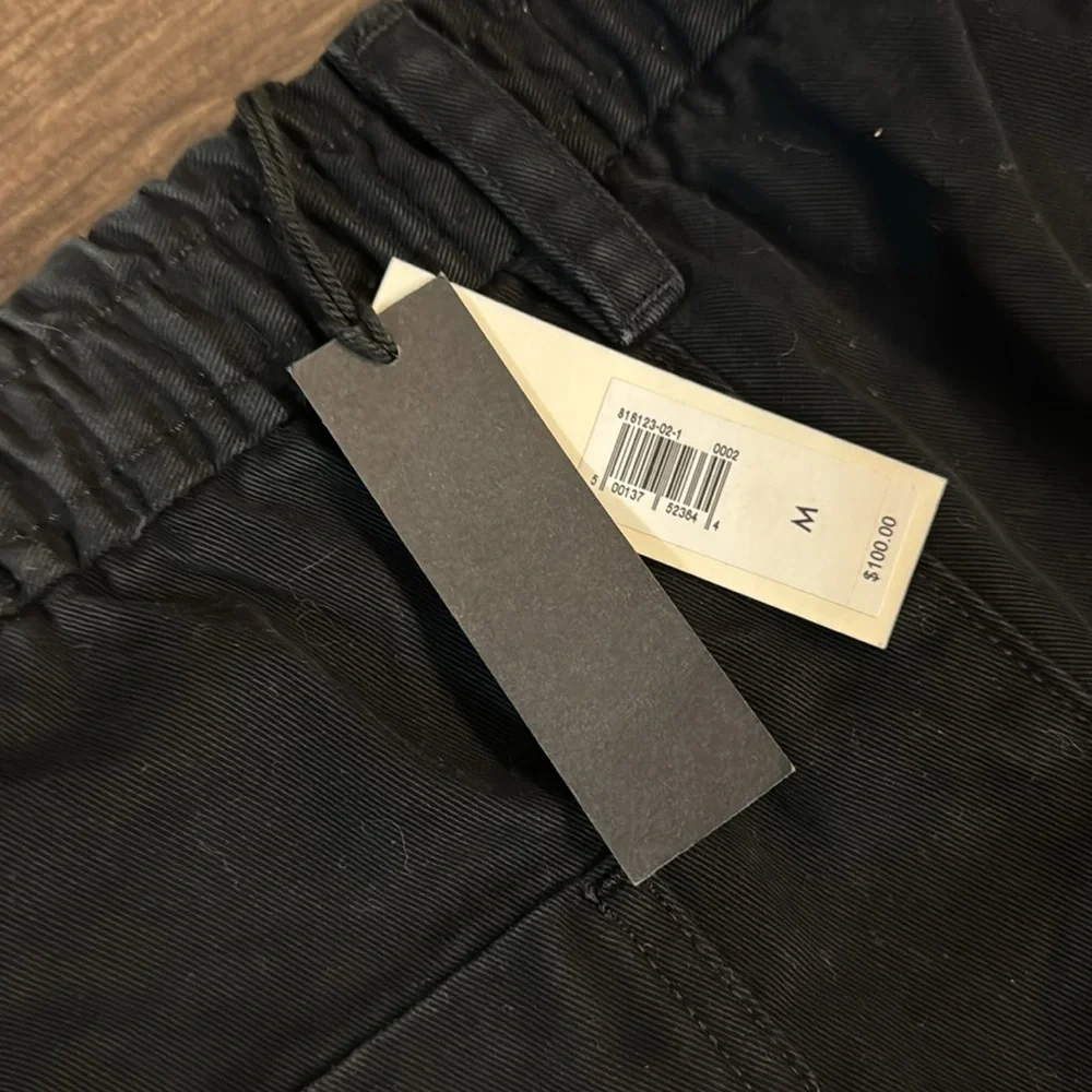 NWT! Banana Republic Black Loose Lightweight Cotton Pull-on Pant - Multiple 🩷